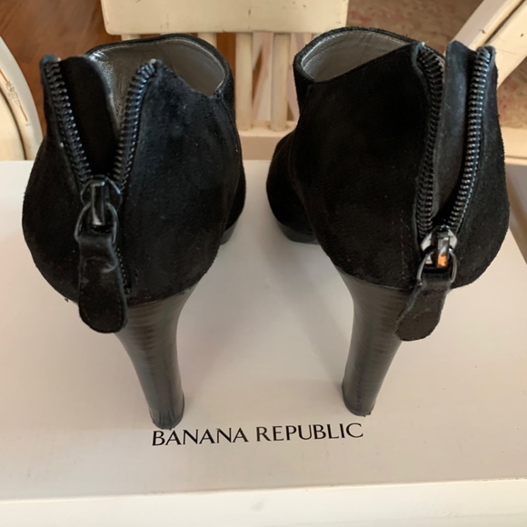 Banana Republic black Milan heels size 8.5 858176- - Picture 6 of 8